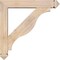 Ekena Millwork Funston Arts and Crafts Smooth Bracket w/ Offset Brace, Douglas Fir, 5 1/2"W x 28"D x 28"H BKT0604X28X28FST03SDF - alternate 3